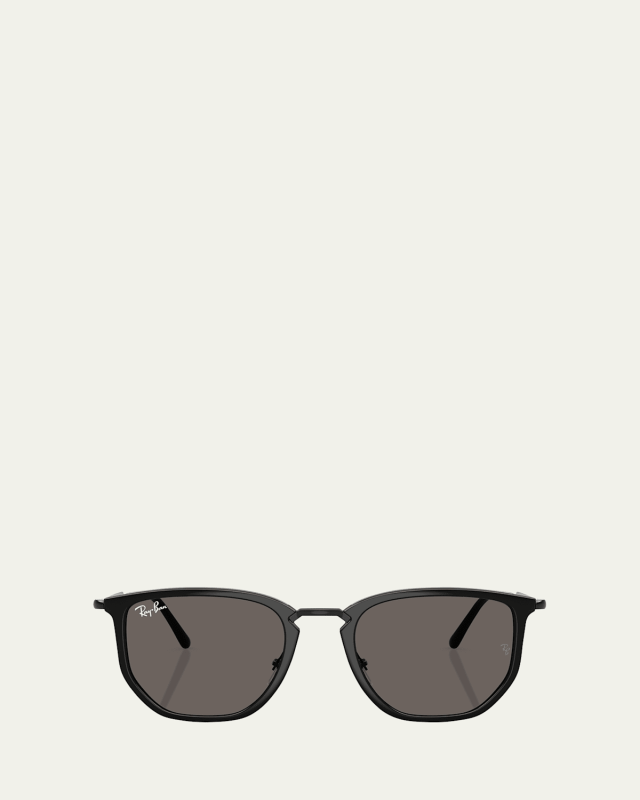 Luxottica Plastic Round Sunglasses